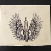 Meu projeto do curso: Tatuagem para principiantes. Tattoo Design project by manequeiroz - 06.30.2020