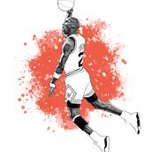 Michael Jordan. Een project van Digitale illustratie van Pako Martinez - 30.06.2020