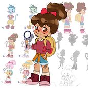 Character Design - CHLOE & HUGO. Un progetto di Animazione 2D e Illustrazione tradizionale di Lisa B - 30.06.2020