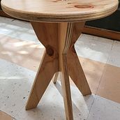 Banco de madera finalizado. Un proyecto de Carpintería, Diseño y creación de muebles					 de Cesar Nuñez - 30.06.2020