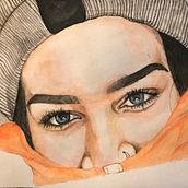 Mi Proyecto del curso: Cuaderno de retratos en acuarela. Sketching, Drawing, Artistic Drawing, Portrait Drawing, Realistic Drawing, and Watercolor Painting project by Arath - 07.01.2020