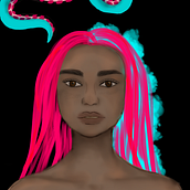My project in Digital Fantasy Portraits with Photoshop course! . Digital Drawing, and Digital Painting project by c_parmita - 07.01.2020