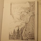 My project in Artistic Illustration Techniques with Graphite Pencils course. Traditional illustration project by sylpac - 07.01.2020