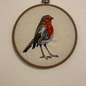 Mi Proyecto del curso: Pintar con hilo: técnicas de ilustración textil. Un progetto di Ricamo, Illustrazione tradizionale e Textile Design di Brianda Cibrian - 02.07.2020