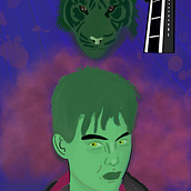 Mi Proyecto del curso: Técnicas digitales de retrato ilustrado. Traditional illustration, and Digital Illustration project by Carlos Lara - 07.02.2020