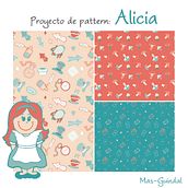 Mi Proyecto del curso: Creación y comercialización de patterns vectoriales. Fashion Design, Traditional illustration, Pattern Design, Printing, and Business project by Mas-Guindal - 07.05.2020
