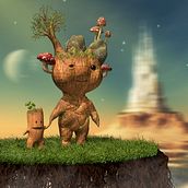 Tree character Ein Projekt aus dem Bereich 3D von Sara Repeto - 02.07.2020