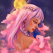 My project in Digital Fantasy Portraits with Photoshop course. Concept Art, Traditional illustration, and Painting project by Mariel Pretell - 07.01.2020