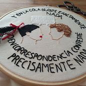 Versos bordados. Embroider project by Rocío Peñalta Catalán - 07.26.2020