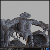 My project in Digital Sculpture of Fantastic Creatures with ZBrush course. Projekt z dziedziny Projektowanie postaci 3D użytkownika axelrot1997h - 02.07.2020