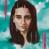 My project in Illustrated Portraits with Procreate course. Digital Illustration project by Amber Ravenscroft - 07.03.2020