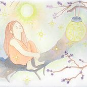 Mi Proyecto del curso: Ilustración en acuarela con influencia japonesa. Projekt z dziedziny Trad, c i jna ilustracja użytkownika María Paula Ruiz Ortegón - 03.07.2020