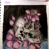 Mi Proyecto del curso: Retrato creativo en claroscuro con lápiz . Desen în creion de Arabella Sumner - 07.03.2020