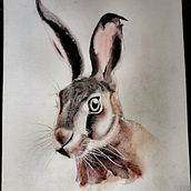 Mi Proyecto del curso: Técnicas experimentales de acuarela para principiantes . Watercolor Painting project by Dennis Viquez Segura - 07.03.2020