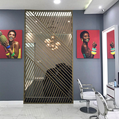 Le Phenix Studios - Johannesburg, South Africa. The brief was to design a hair and beauty which is both striking and sophisticated and oozes with confidence.  . Interior Architecture project by s_nova_017 - 07.03.2020