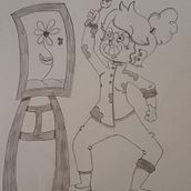 Meu projeto do curso: Introdução à criação de personagens estilo cartoon. Un proyecto de Ilustración tradicional, Diseño de personajes y Dibujo de Anna Vitória Santos Saraiva - 03.07.2020