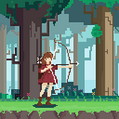Mi Proyecto del curso: Introducción al diseño de personajes en pixel art. Un progetto di Character design e Pixel art di Laura Boschely López Ulloa - 04.07.2020
