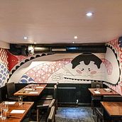 Mural project. Ilustração tradicional projeto de Naomi YUki - 01.12.2019