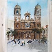Mi Proyecto del curso: Paisajes urbanos en acuarela. Drawing project by nikoptico75 - 07.04.2020