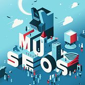 Vuelve a los Museos. Un progetto di Design di poster  di Tinti Nodarse - 04.07.2020