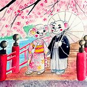 Mi Proyecto del curso: Ilustración en acuarela con influencia japonesa. Un progetto di Illustrazione infantile di Ingrid Castro - 05.07.2020