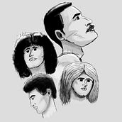 Ilustración Digital de Queen. Digital Drawing, Character Design, and Traditional illustration project by Daniel Peniche Cruz - 06.11.2020