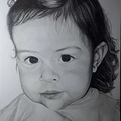 Retrato bebe . % Carla Iacoviello tarafından hazırlanan Portre Çizimi projesi - 07.06.2020