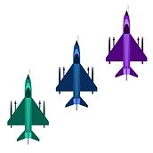 Mig 21-Bis. Drawing, Digital Drawing, Graphic Design, Traditional illustration, Digital Illustration, and Vector Illustration project by Michael Carvalho - 07.06.2020