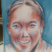 Mi Proyecto del curso: Retrato artístico en acuarela. Un proyecto de Bellas Artes de Mónica Patricia Clavijo Zárate - 06.07.2020