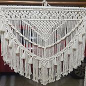 Meu projeto do curso: Macramé: nós básicos e complexos . Projekt z dziedziny Makrama użytkownika Karen Braga - 06.07.2020