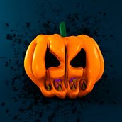 Mi Proyecto del curso: Calabaza Halloween con ZBrush y Cinema4D. Un progetto di 3D e Character design 3D di Christopher Bojorges Álvarez - 06.07.2020