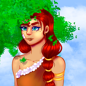Mi Proyecto del curso: Retrato de personajes femeninos con Procreate. Drawing, Portrait Drawing, and Traditional illustration project by dalitamu08 - 07.12.2020