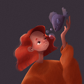 Mi proyecto de pintura digital :). Concept Art, Digital Drawing, and Traditional illustration project by María Tuti - 07.07.2020
