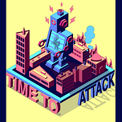 Mi Proyecto del curso: Ilustración vectorial isométrica desde cero. Traditional illustration project by lagartostudio_1 - 07.07.2020