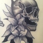 Diseño de tato pintillismo de arratre punto a punto  relleno y sombreaso . Design, and Tattoo Design project by harold feria - 07.07.2020