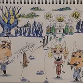 My project in Illustrated Characters Factory course. Un progetto di Character design, Creatività e Illustrazione tradizionale di Darle Nelson - 07.07.2020