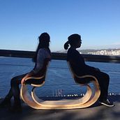 Balancín Lúdico para el Estar y el Juego. Furniture Design, Making, Product Design, Industrial Design & Interactive Design project by Camila Campos Leiva - 12.07.2015