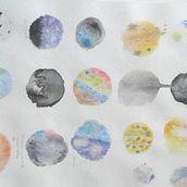 Mis planetitas~ 🪐. Watercolor Painting project by cnavarro_5 - 07.07.2020