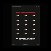 Teminator Movie Poster in Motion. 2D Animation, and Motion Graphics project by Amina Khan - 07.07.2020