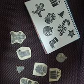 Mis sellos de navidad . Printing project by Tamara Fernandez Megias - 07.07.2020