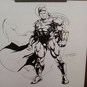 Meu projeto do curso: Ilustração para quadrinhos: a anatomia de um super-herói. Desenho anatômico projeto de sergio_r_juncom - 08.07.2020