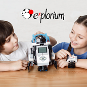 eXplorium. Br, ing, Identit, Creating with Kids, Design, Graphic Design, and Advertising project by Carla Antúnez - 03.13.2020