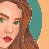 My projects after the "Female Character Portraits in Procreate" course. Character Design, Digital Drawing, Digital Illustration, and Traditional illustration project by Carolina Santos - 07.08.2020