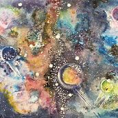 My project in Modern Watercolor Techniques course. Painting project by Laura - 07.08.2020