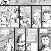 My project in Inking Techniques for Comics and Illustration course. Un progetto di Fumetto di Julien Cattan - 08.07.2020