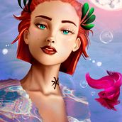 Mi Proyecto del curso: Retratos digitales de fantasía con Photoshop. Un progetto di Illustrazione tradizionale di Michelle Granados - 14.07.2020