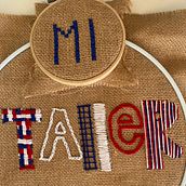 Mi Proyecto del curso: Letras bordadas: el hilo como herramienta gráfica. Un projet de Broderie de Maryi Garnica Jara - 09.07.2020