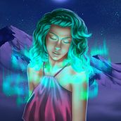 Final Project- Northern Lights. Digital Painting project by elliscourt18 - 07.08.2020