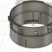 Mi Proyecto del curso: Introducción al diseño e impresión en 3D (anillo adaptador sunagor-canon). 3D project by Jonnatan Arias Garcia - 07.09.2020