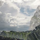 Mi Proyecto del curso: Un matte painting del castillo de mi pueblo, usado para un vídeo.. Design project by guillermogilsalgado - 07.09.2020